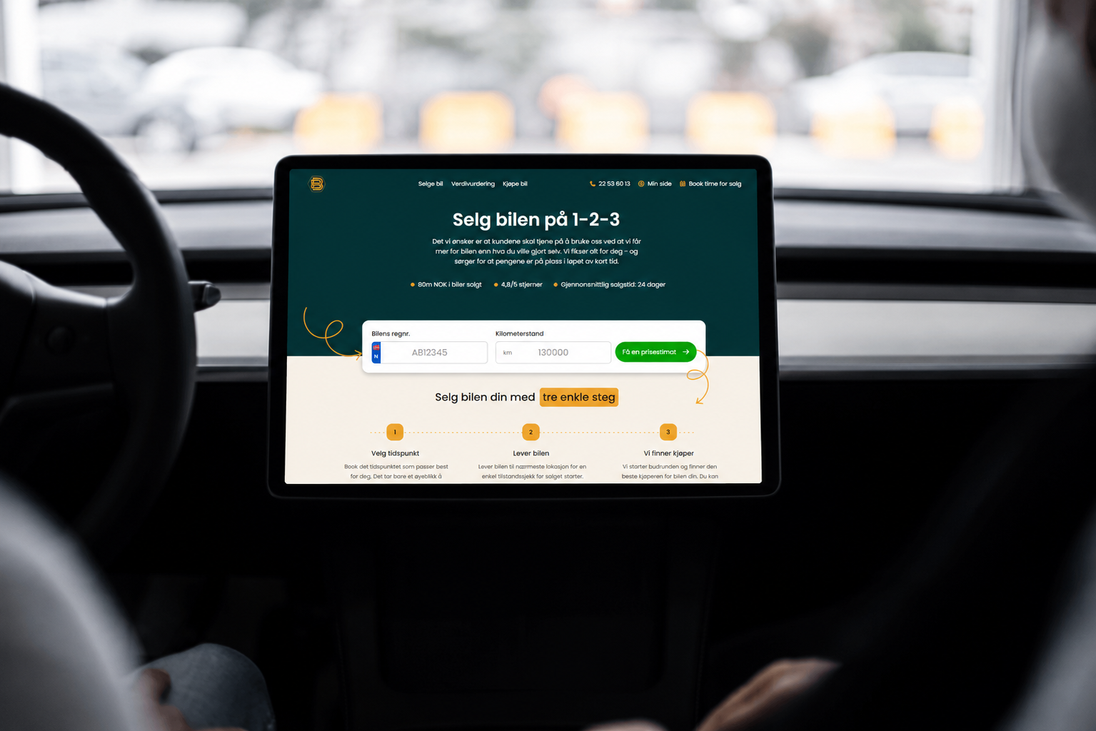 Komplett nettside med kunde portal